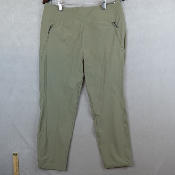 NWT Mountain Hardwear Chockstone Pants Pull On Womens Large UPF 50 Light Army - Picture 1 of 10